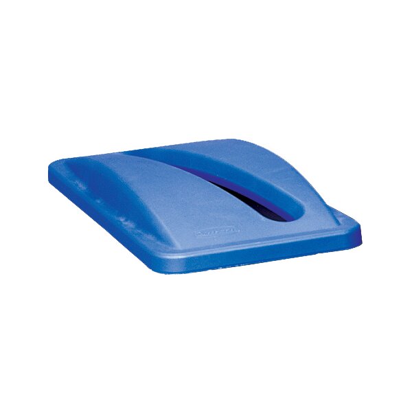 Rubbermaid Deckel Slim Jim für Papier, blau