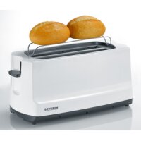 SEVERIN Grille-pain 4 tranches AT 2234, blanc / noir