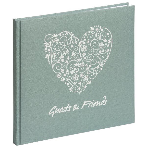 PAGNA Gästebuch "Guests & Friends", 144 Seiten, rosé