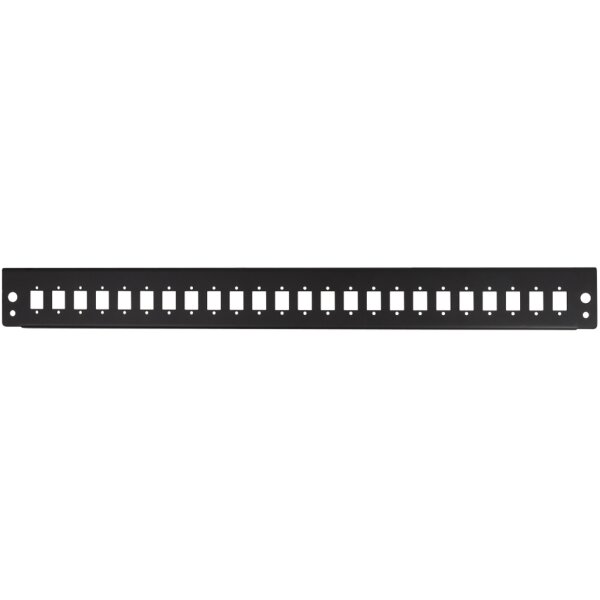 LogiLink Frontblende für 19" Spleissbox, 24 Ports, lichtgrau