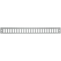 LogiLink Frontblende für 19" Spleissbox, 24 Ports, lichtgrau