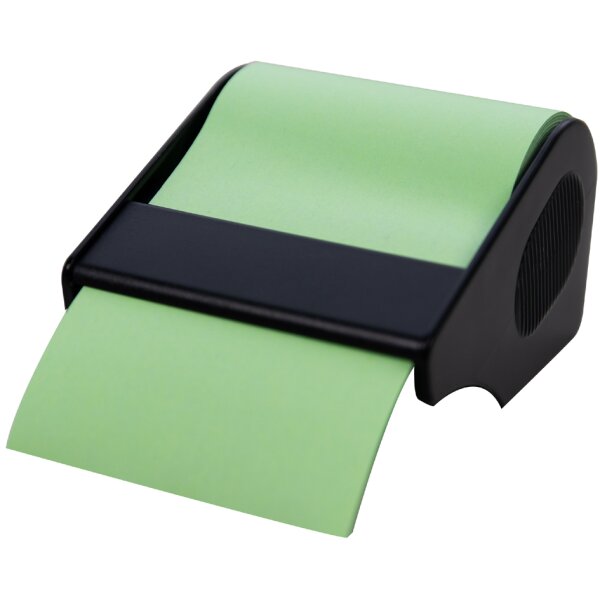 RNK Verlag Rouleau de notes adh&eacute;sives rechargeable, vert
