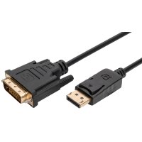 DIGITUS Câble adaptateur, DP - DVI-D 24+1, 3,0 m