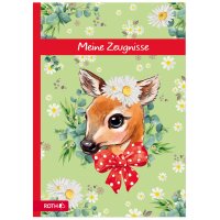 ROTH Zeugnismappe Reh, DIN A4, mit Design