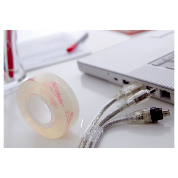 SCOTCH Crystal Tape 19mmx7,5m 6-1975R2 kristallklar 2 Rollen