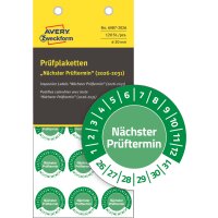 AVERY Zweckform Prüfplaketten "Nächster Prüftermin", 2025-30