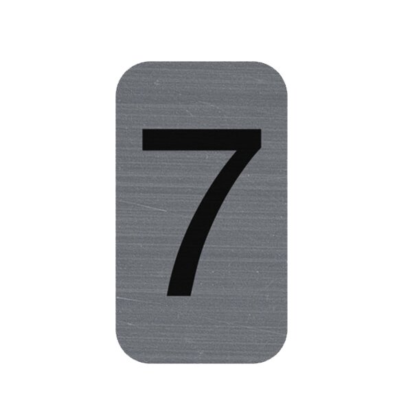 EXACOMPTA Selbstklebeschild Zahl "6", 25 x 44 mm