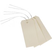 AVERY Warenanhänger, 100 x 51 mm, neutral, mit Draht