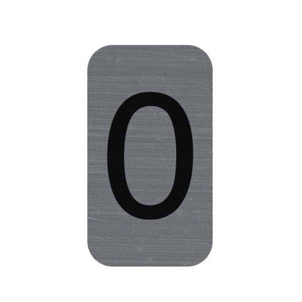 EXACOMPTA Plaque de signalisation chiffres 1, 25 x 44 mm