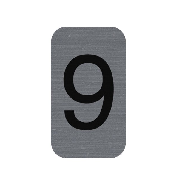 EXACOMPTA Plaque de signalisation chiffres 1, 25 x 44 mm