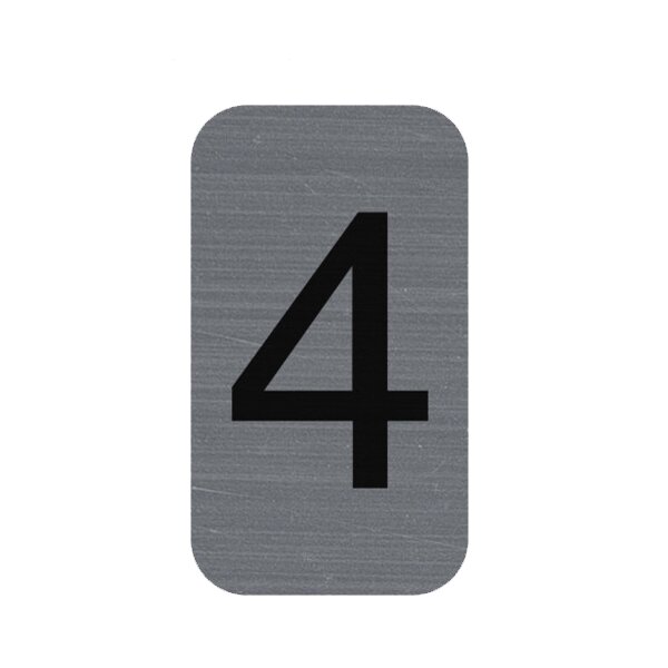 EXACOMPTA Plaque de signalisation chiffres 1, 25 x 44 mm