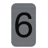 EXACOMPTA Plaque de signalisation chiffres 1, 25 x 44 mm