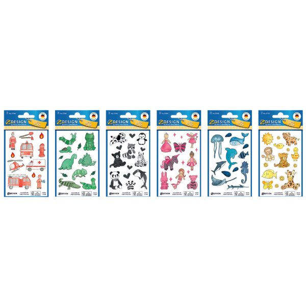 AVERY Zweckform ZDesign KIDS Papier micacé, assortiment
