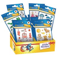 AVERY Zweckform ZDesign KIDS Papier micacé, assortiment