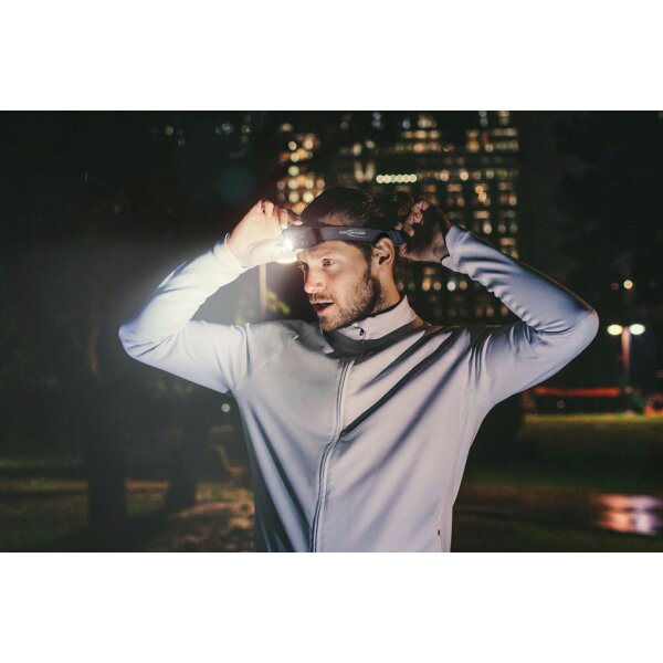 ANSMANN Lampe frontale LED à capteur HD450FRS, 450 lumen