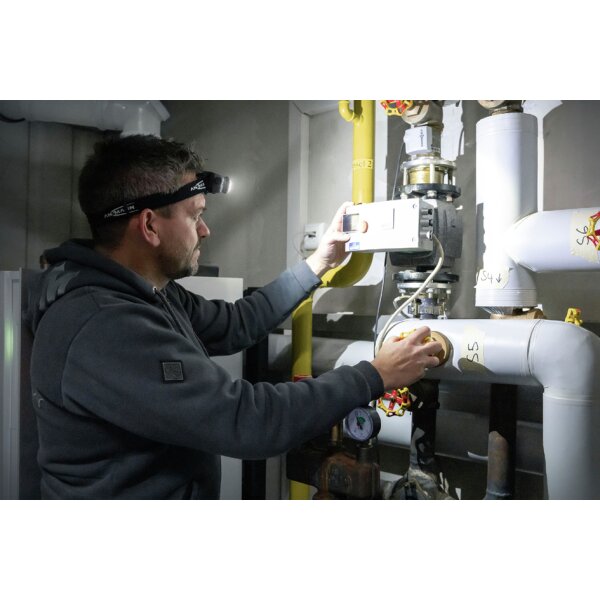 ANSMANN Lampe frontale LED à capteur HD450FRS, 450 lumen