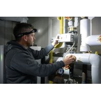 ANSMANN Lampe frontale LED à capteur HD450FRS, 450 lumen