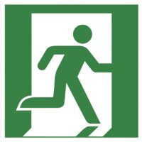 EXACOMPTA Plaque de signalisation Évacuation droite