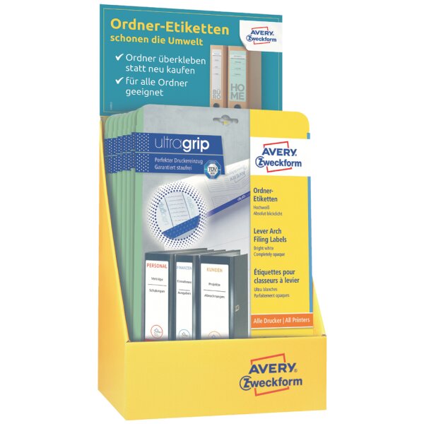 AVERY Zweckform Etiquette pour dos de classeur, présentoir