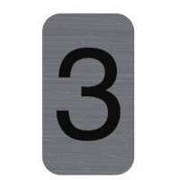EXACOMPTA Plaque de signalisation chiffres 4, 25 x 44 mm