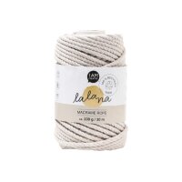 I AM CREATIVE Macrame Rope 6205.29 stone 5mm, 330g