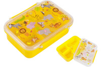 I-DRINK Lunch Box with spoon + fork ID2011 Animals