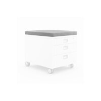 MOLL Sitzkissen 43x54x5cm 100 2632 700 grau, zu...