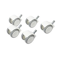 TOPSTAR Hartbodenrollen 6991W weiss 5 Stück