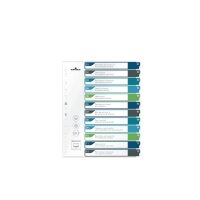DURABLE Répertoires PP A4+ 679627 multicouleur 1-12