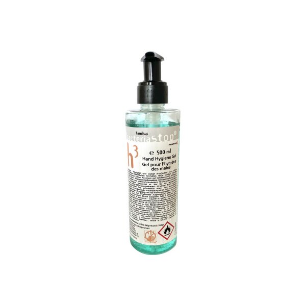 BACTERIASTOP H&auml;ndedesinfektions-Gel H3500 Pumpflasche 500ml
