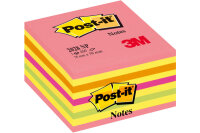 POST-IT Cube 76x76mm 2028-NP neon/pink/450 feuilles