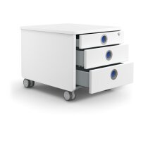 MOLL Rollcontainer 43x54x43cm 100 2660 204 3 Schubladen,...