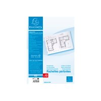 EXACOMPTA Zeigetaschen, genarbt A3 6210E PP, gelocht, 100my