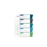 DURABLE Répertoires PP A4+ 679327 multicouleur 1-5