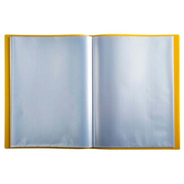 EXACOMPTA Livre présentation A4 8549E jaune 40 pochettes