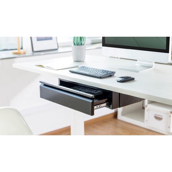 DIGITUS Tiroir de bureau, noir-mat