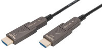 DIGITUS Câble optique hybride actif AOC HDMI, 4K, noir, 15 m