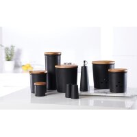 Ritzenhoff & Breker Vorratsdose JASPER, schwarz, 1.600 ml