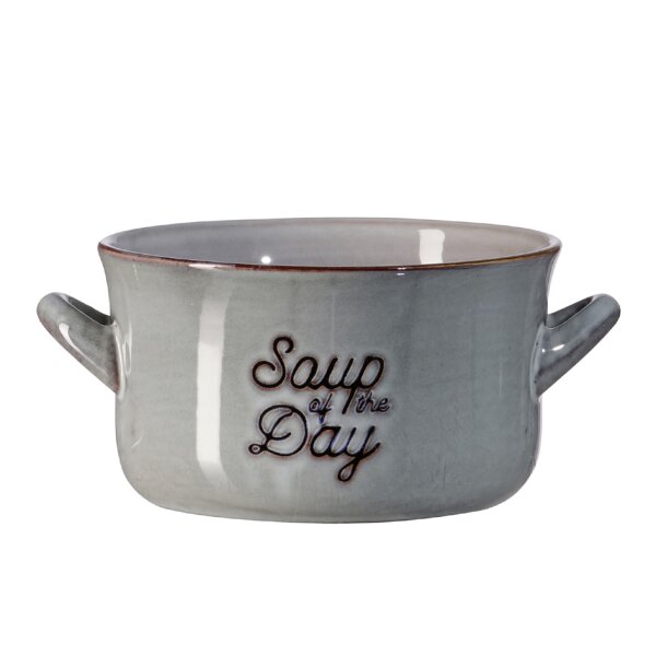 Ritzenhoff &amp; Breker Bol &agrave; soupe TASTY Gris, 570 ml