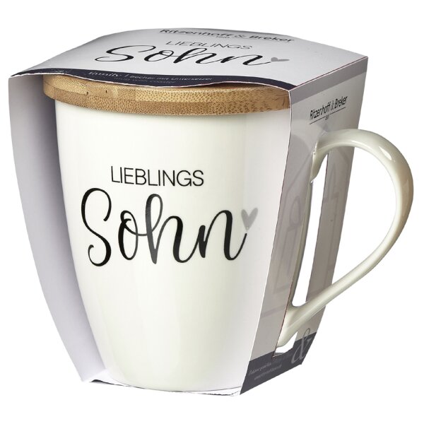 Ritzenhoff &amp; Breker Kaffeebecher LIEBLINGSSOHN, 560 ml