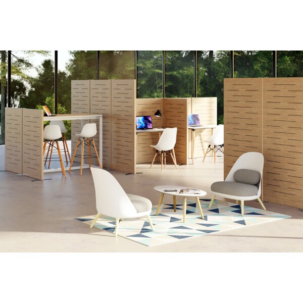 PAPERFLOW Cloison acoustique en bois, (L)795 x (H)1.400 mm