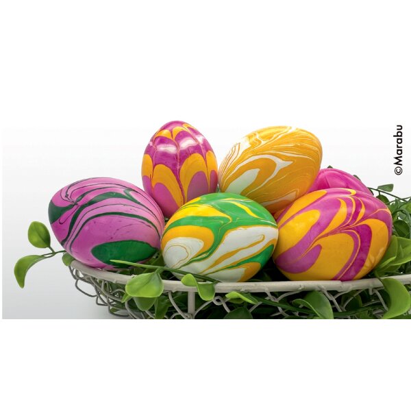 Marabu Kit de peinture à marbrer Fresh Easter Box