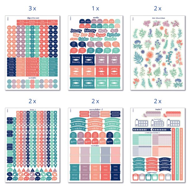 AVERY Zweckform ZDesign Sticker de planification