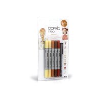 COPIC Marker Ciao 22075572 5+1 Set Hair Tones 1