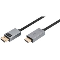 DIGITUS Câble adaptateur DisplayPort 4K DP - HDMI...