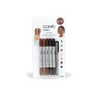 COPIC Marker Ciao 22075573 5+1 Set Hair Tones 2
