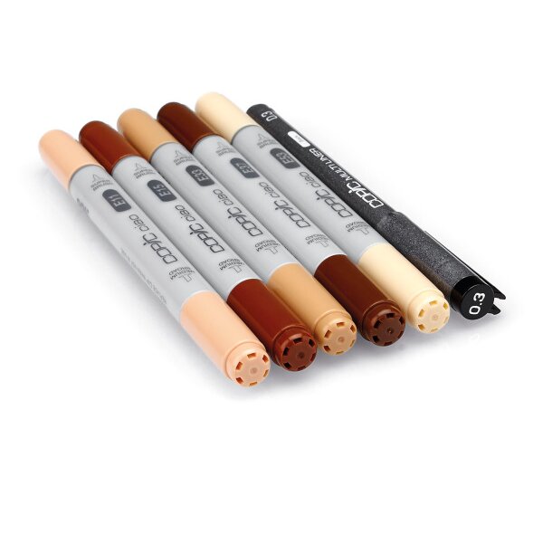 COPIC Marker Ciao 22075553 5+1 Set Portrait colours 2