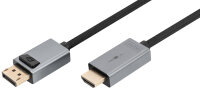 DIGITUS Câble adaptateur DisplayPort 4K DP - HDMI...