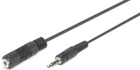 DIGITUS Câble rallonge audio, jack 3,5 mm,...