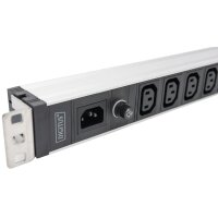 DIGITUS Multiprise 19, 9 prises, 1 U